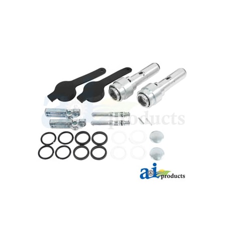 A & I Products Conversion Kit, JD Remote Couplers to ISO Remote Couplers 6" x5" x4" A-RE206778